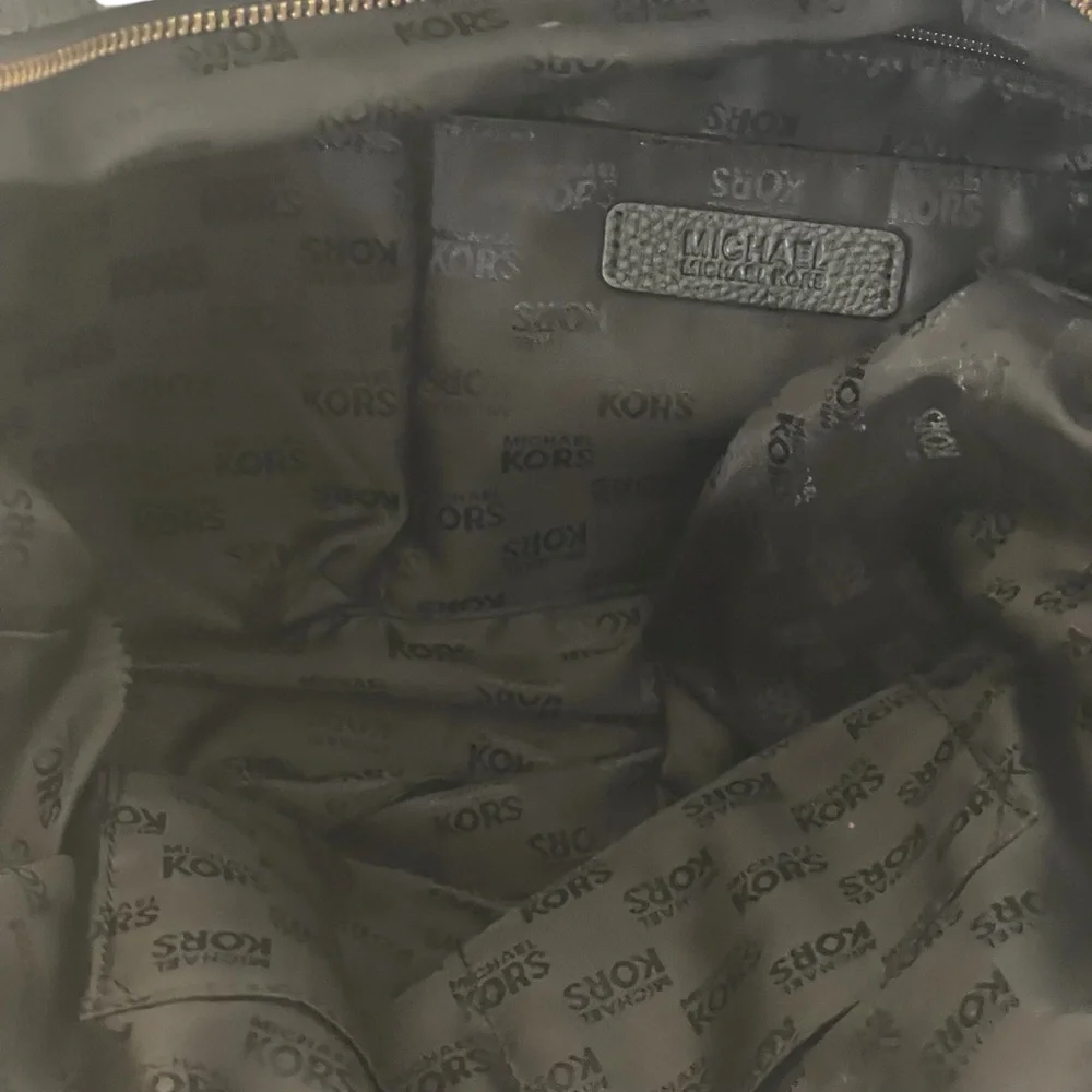 Michael Kors Bedford Legacy Black Leather Satchel Bag